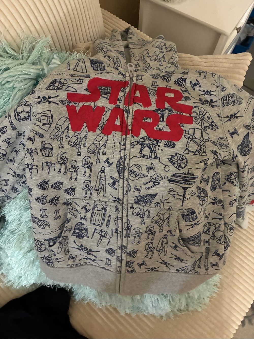 Lot of Star Wars BB-8 & Others Star Wars T-shirt & Jacket, Sz 6 - Picture 6 of 8